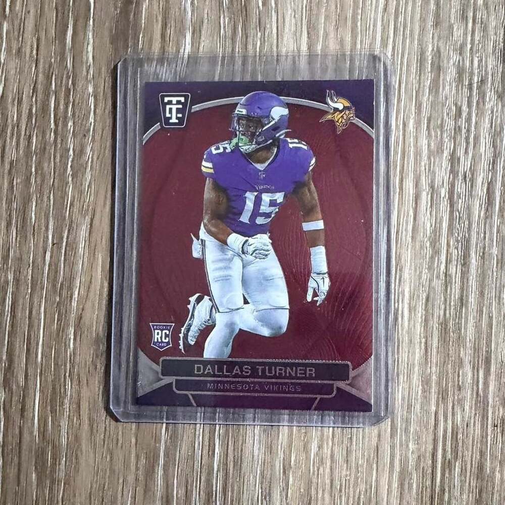 2024 Panini Totally Certified Football Dallas Turner Rookie Card #117